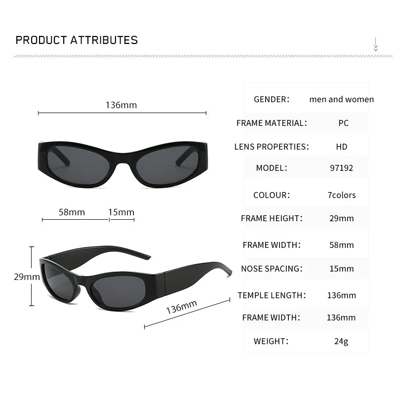 Y2K Frame Sunglasses
