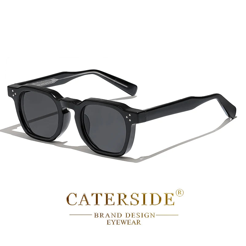CATERSIDE Fashion Men & Women Small Square Sunglasses